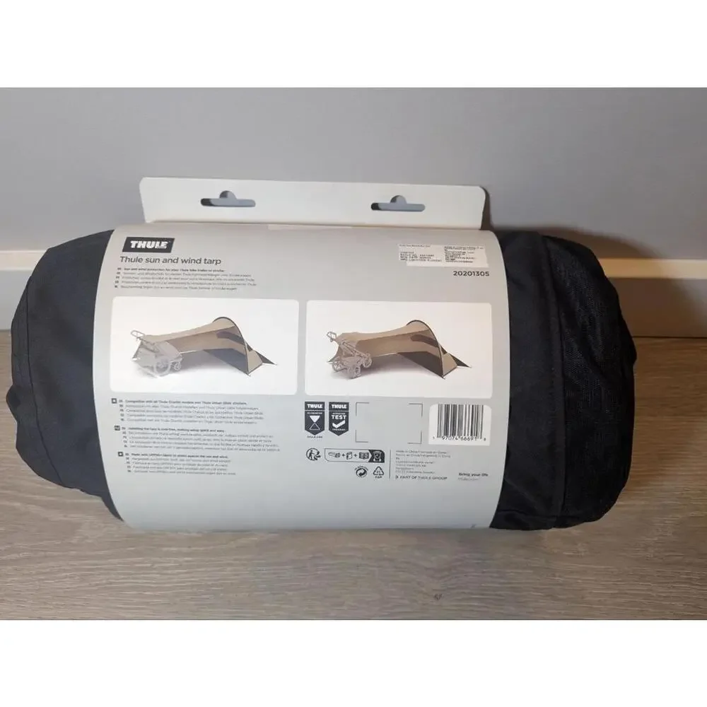 Thule Sun & Wind Tarp for Chariots & Urban Glide Strollers Tool Free Install - Picture 9 of 9